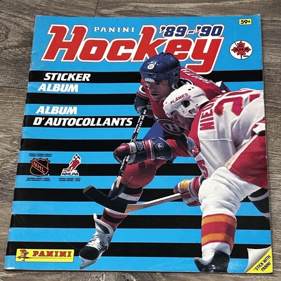 1989-90 Panini Hockey Sticker Album Bobby Smith Cover Paperback - Picture 1 of 10